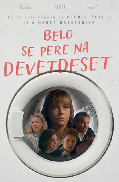 Belo se pere na devetdeset - filmski plakat